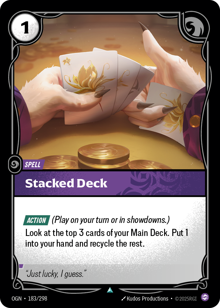 Riftbound TCG - Stacked Deck - Origins - 183/298 - NM