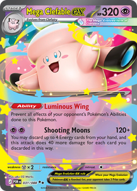 Pokémon TCG - Mega Clefable ex - 031/088 - Perfect Order (ME03) - Double Rare Holo - NM