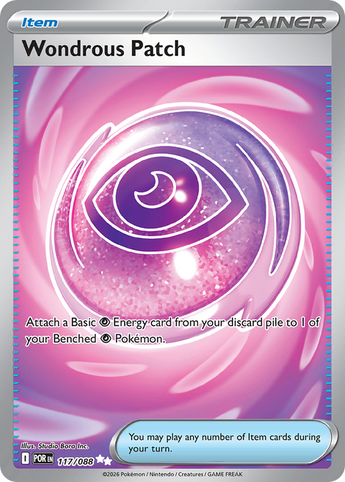 Pokémon TCG - Wondrous Patch - 117/088 - Perfect Order - Ultra Rare Holo - NM
