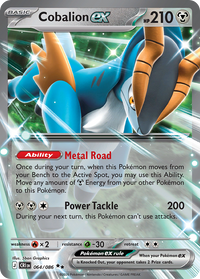 Pokémon TCG - Cobalion ex - 064/086 - Chaos Rising - Holo - NM