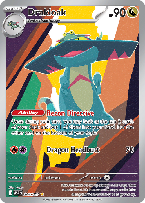 Pokémon TCG - Drakloak - 248/217 - Ascended Heroes - Illustration Rare - NM