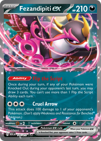 Pokémon TCG - Fezandipiti ex - 142/217 - Ascended Heroes - Holo - NM