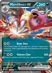 Pokémon TCG - Mandibuzz ex - 139/217 - Ascended Heroes - Double Rare - NM