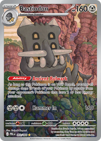 Pokémon TCG - Bastiodon - 093/084 - Pitch Black (ME05) - Illustration Rare - NM