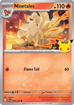 Ninetales - 30th Celebration #10/128