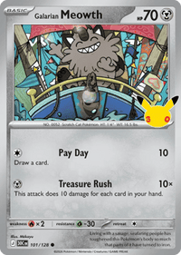 Galarian Meowth - #101/128 - 30th Celebration
