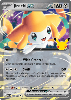 Jirachi ex - 30th Celebration #102/128