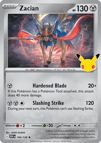 Zacian - #106/128 - 30th Celebration