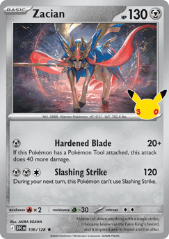 Zacian - 30th Celebration #106/128