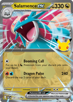 Salamence ex - 30th Celebration #109/128