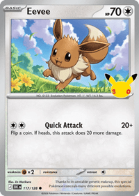 Eevee - #117/128 - 30th Celebration