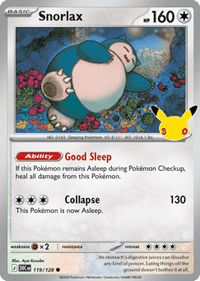 Snorlax - #119/128 - 30th Celebration
