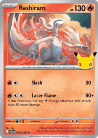 Reshiram - #14/128 - 30th Celebration