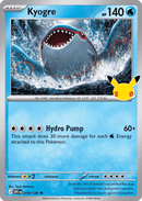 Kyogre - 30th Celebration #19/128