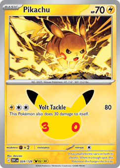 Pikachu - 30th Celebration #24/128