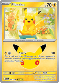 Pikachu - #25/128 - 30th Celebration