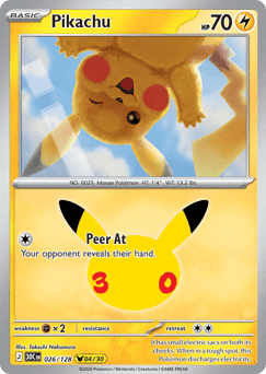 Pikachu - 30th Celebration #26/128