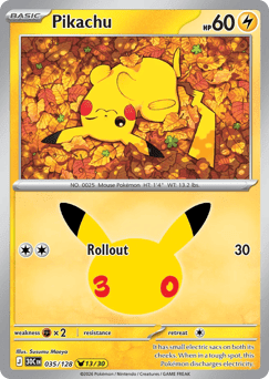 Pikachu - 30th Celebration #35/128