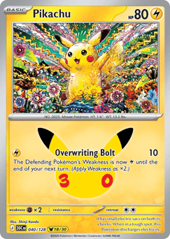 Pikachu - 30th Celebration #40/128