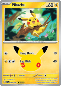 Pikachu - #41/128 - 30th Celebration