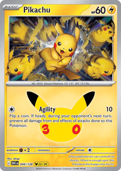 Pikachu - 30th Celebration #44/128