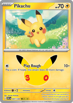 Pikachu - 30th Celebration #47/128