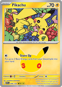 Pikachu - #48/128 - 30th Celebration