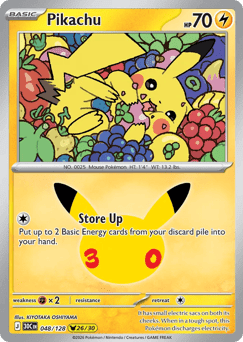Pikachu - 30th Celebration #48/128