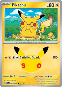 Pikachu - #50/128 - 30th Celebration