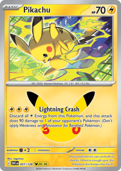 Pikachu - 30th Celebration #51/128