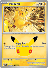 Pikachu - #52/128 - 30th Celebration