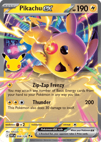 Pikachu ex - #54/128 - 30th Celebration