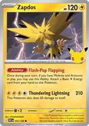 Zapdos - 30th Celebration #55/128