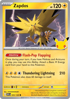 Zapdos - 30th Celebration #55/128