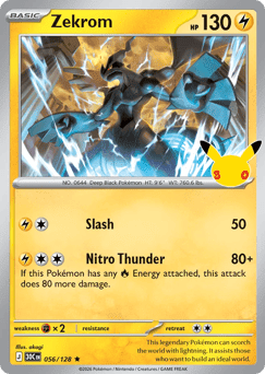 Zekrom - 30th Celebration #56/128