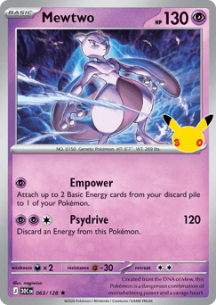 Mewtwo - 30th Celebration #63/128