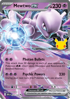 Mewtwo ex - 30th Celebration #64/128