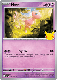 Mew - #65/128 - 30th Celebration