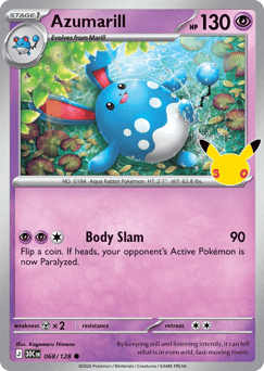Azumarill - 30th Celebration #68/128