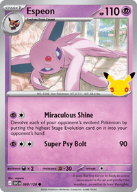 Espeon - #69/128 - 30th Celebration