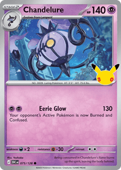 Chandelure - 30th Celebration #75/128