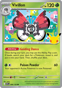 Vivillon - #8/128 - 30th Celebration
