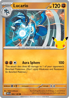 Lucario - 30th Celebration #83/128