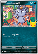 Alolan Meowth - 30th Celebration #89/128