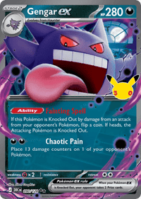 Gengar ex - #90/128 - 30th Celebration