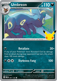 Umbreon - #91/128 - 30th Celebration