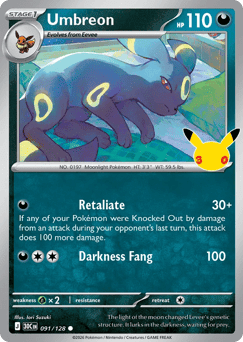 Umbreon - 30th Celebration #91/128