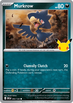 Murkrow - 30th Celebration #93/128
