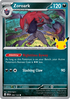 Zoroark - 30th Celebration #96/128