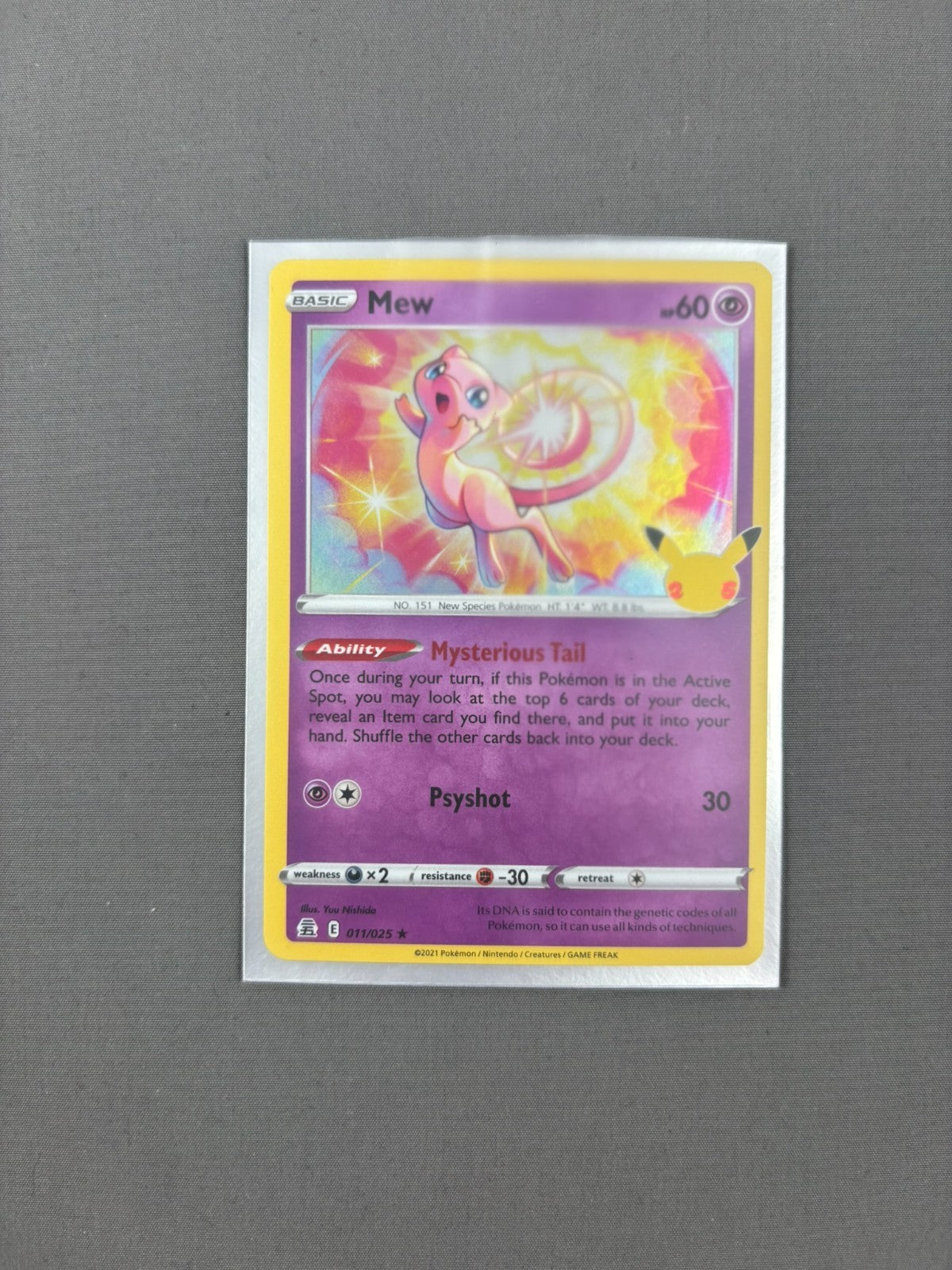 Pokemon 011/025 Mew Celebrations NM